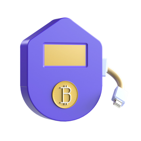 Hardware Wallet  3D Icon