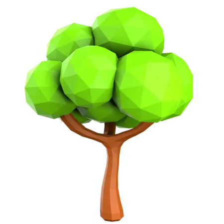 Hardwood tree  3D Icon