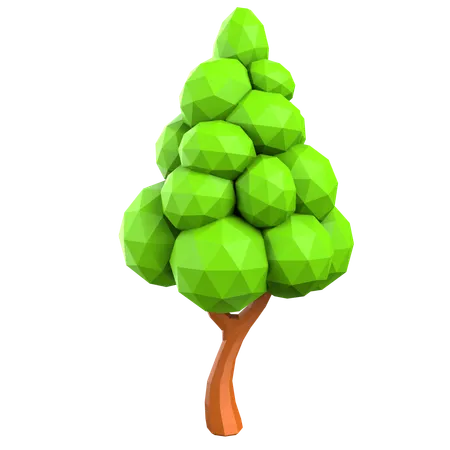 Hardwood tree  3D Icon