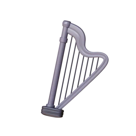 Harfe  3D Icon