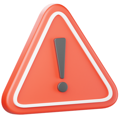 Harmful Warning  3D Icon