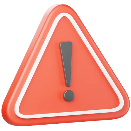 Harmful Warning  3D Icon