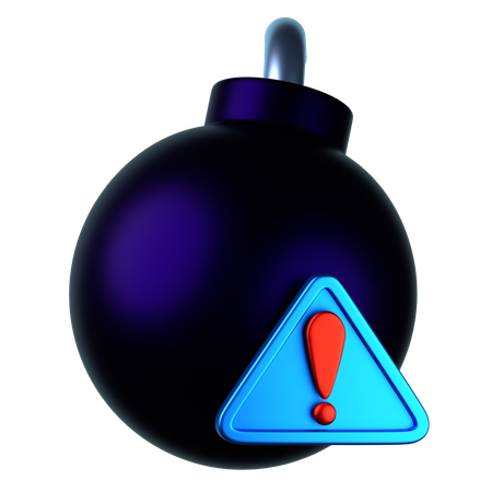 Harmful Warning  3D Icon