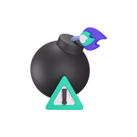 Harmful Warning  3D Icon