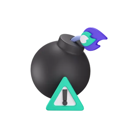 Harmful Warning  3D Icon