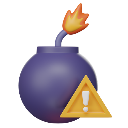 Harmful Warning  3D Icon