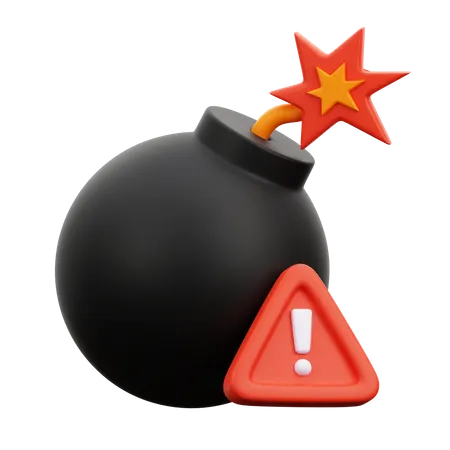 Harmful Warning  3D Icon