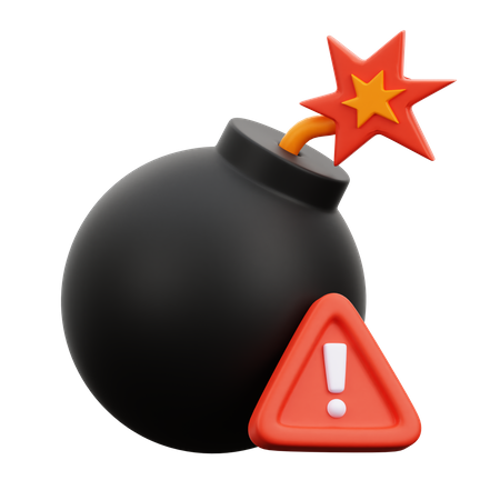 Harmful Warning  3D Icon