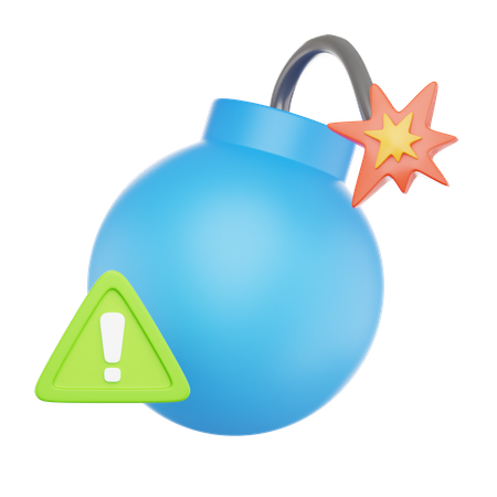 Harmful Warning  3D Icon