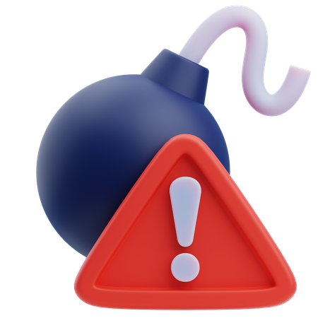 Harmful Warning  3D Icon
