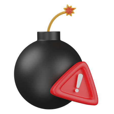 Harmful Warning  3D Icon