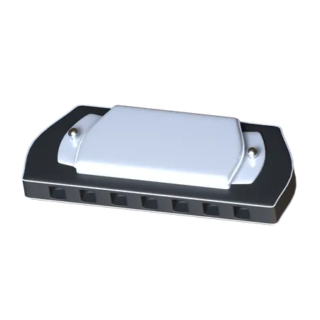 Harmonica  3D Icon