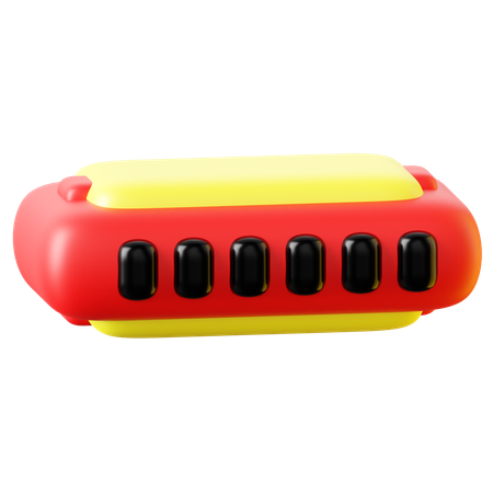 Harmonica  3D Icon