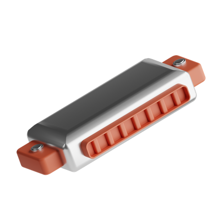 Harmonica  3D Icon