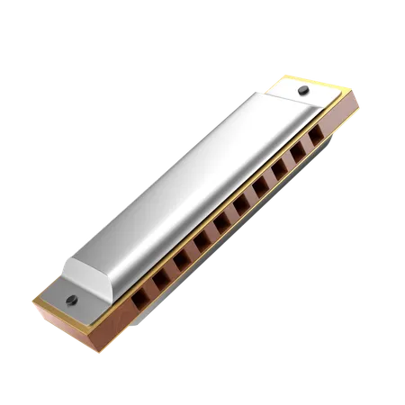 Harmonica  3D Icon