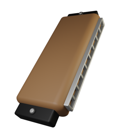 Harmonica  3D Icon