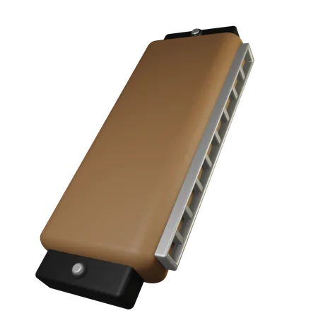 Harmonica  3D Icon