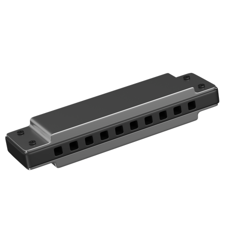 Harmonica  3D Icon