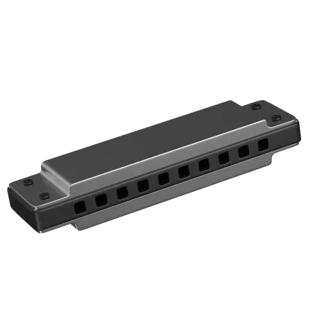 Harmonica  3D Icon