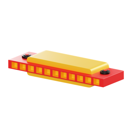 Harmónica  3D Icon
