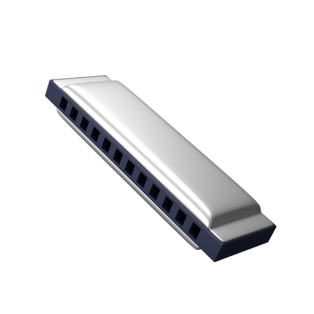 Harmonica  3D Icon