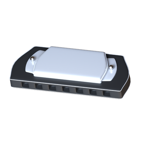 Harmonica  3D Icon