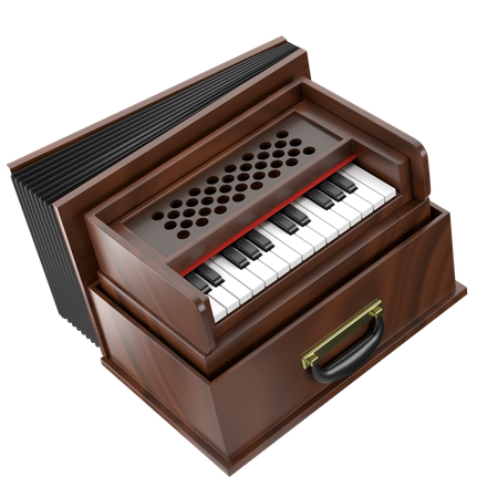 Harmonium  3D Icon