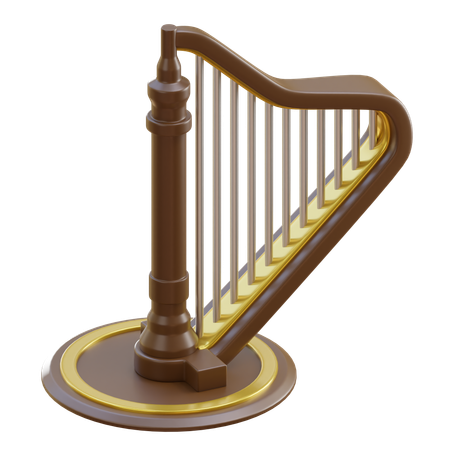Harp  3D Icon