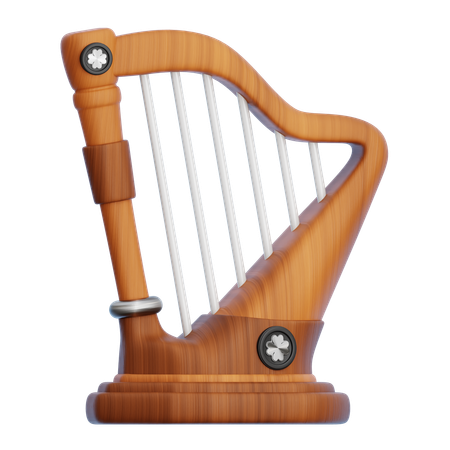 Harp  3D Icon
