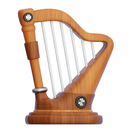 Harp  3D Icon