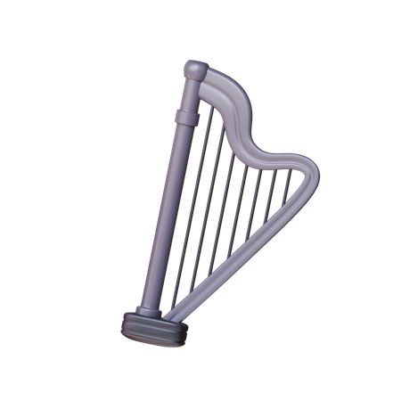 Harp  3D Icon