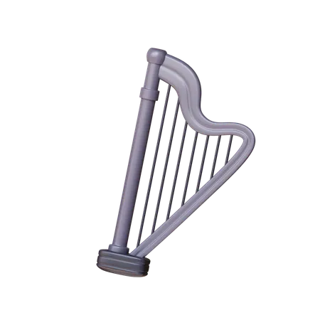 Harp  3D Icon