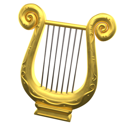 Harp  3D Icon