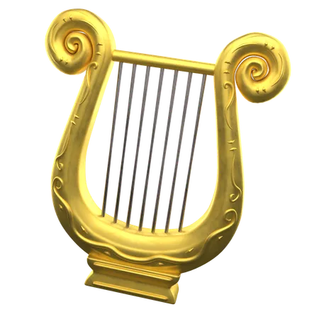 Harp  3D Icon