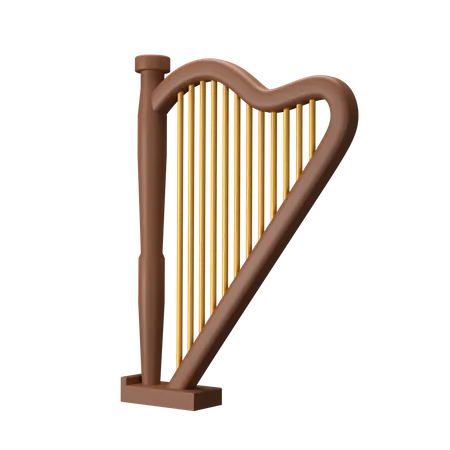 Harp  3D Icon