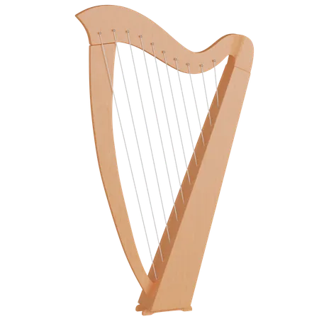 Harp  3D Icon
