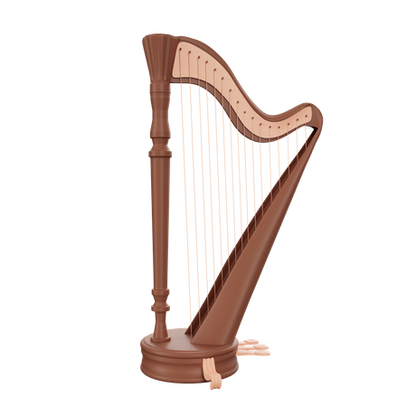 Harp  3D Icon