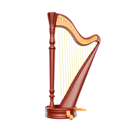 Harp  3D Icon