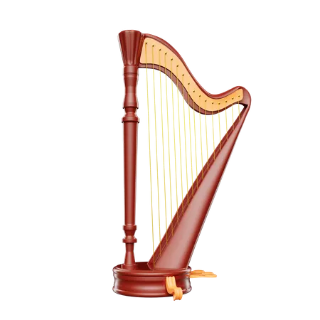 Harp  3D Icon