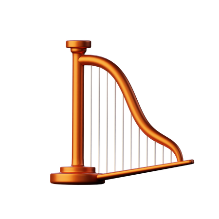 Harp  3D Icon