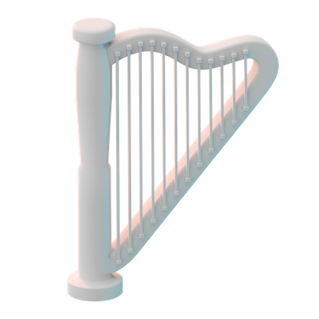 Harp  3D Icon