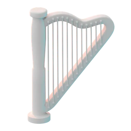 Harp  3D Icon