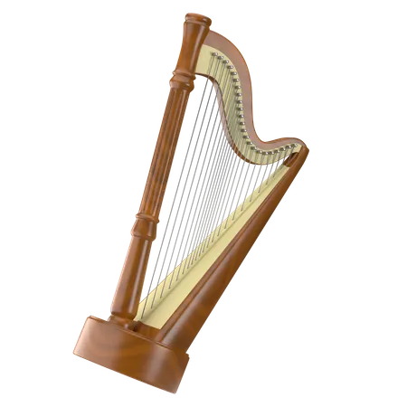 Harp  3D Icon