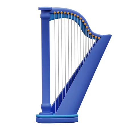 Harp  3D Icon