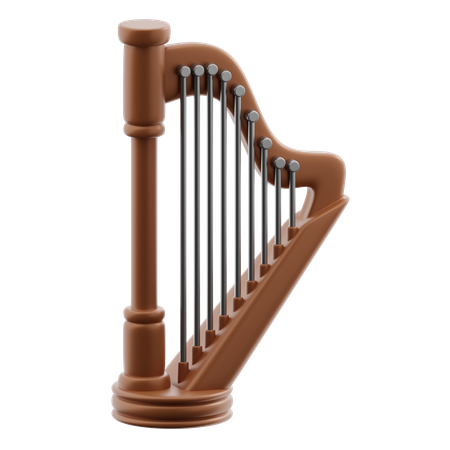 Harp  3D Icon