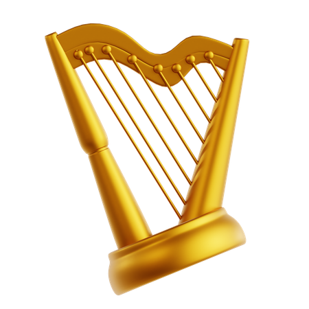 Harp  3D Icon