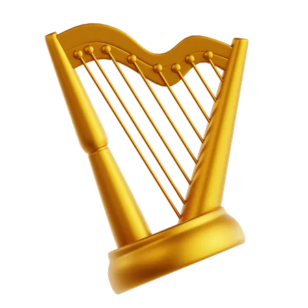 Harp  3D Icon