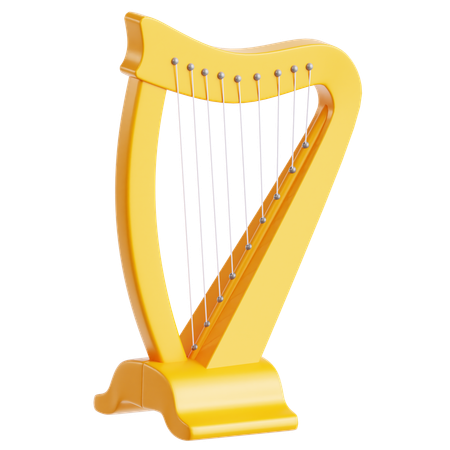 Harp  3D Icon