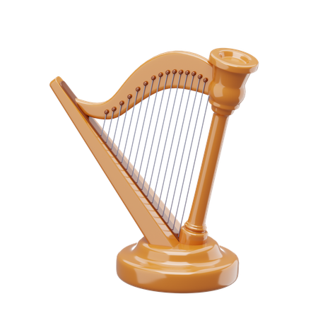 Harp  3D Icon