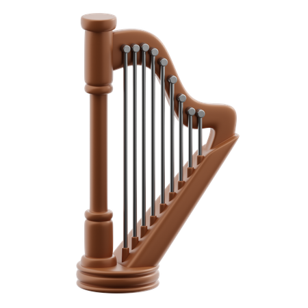 Harp  3D Icon